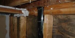 Water Damage Restoration and Mold Removal In Joists And Piping