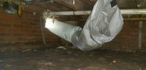 Mold Damage Restoration Of Subfloor